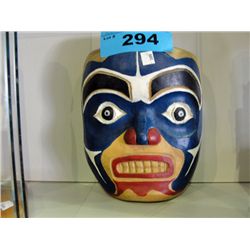 West coast native wood carved mask