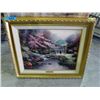 Image 1 : Framed limited edition oil on transfer print by