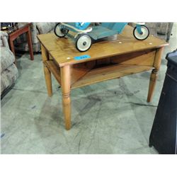 Vintage pine side table