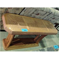 Oak sofa / hall table