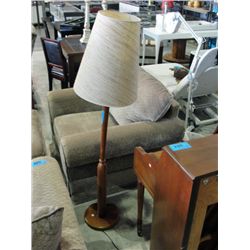 Midcentury danish modern teak floor lamp