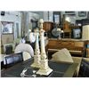 Image 1 : Pair of roman column style table lamps