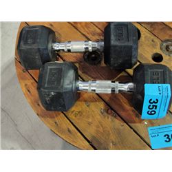 Pair of 15LBS dumbells