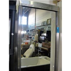 Professional salon stainless steel mirrored back
