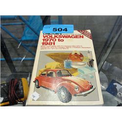 Schilton's volkswagon repair and tune up guide