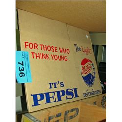 Vintage pepsi cola collectors box