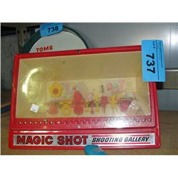 Magic shot shooting gallery vintage childs toy