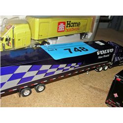 Diecast metal volvo collectors big rig truck and