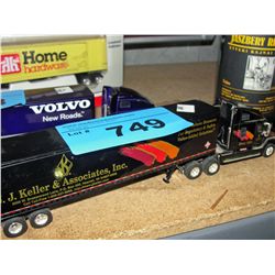 Diecast metal collectors big rig truck and