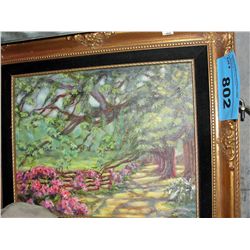 Framed original oil on canvas painting by sharon