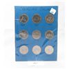 Image 1 : Collection of 9 canadian one dollar coins
