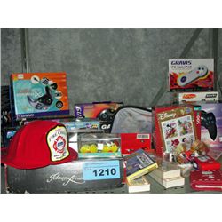 Shelf lot of childrens toys and games