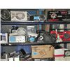 Image 1 : Shelf lot of misc electronics, stereos, etc