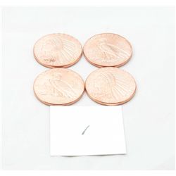 4x American Mint .999 Copper Investor Coins