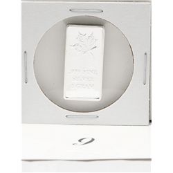 Solid Silver .999 Silver Maple Leaf Bar