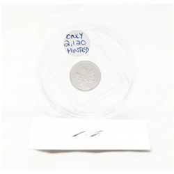 Solid Platinum 1993 Canadian Maple Leaf Coin ONLY