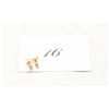 Image 1 : 14kt Gold Diamond Stud Earrings