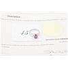 Image 1 : Estate ruby ring with $610 certificate