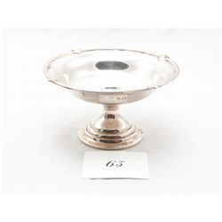 Sterling silver footed candy dish
