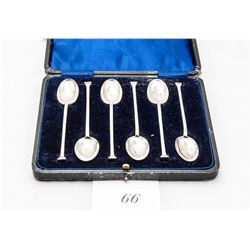6pc sterling silver teaspoon set