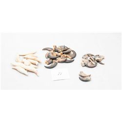 Bag of assorted bear claws