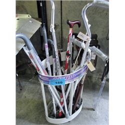 Lot of 16 assorted canes