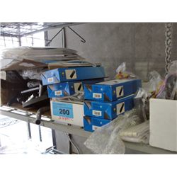 Shelf lot of wheelchair and scooter accessories