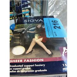 One box of graduated support hosiery