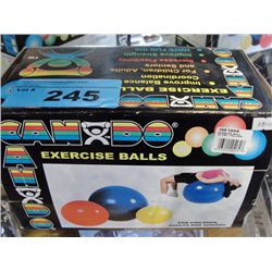 One box of exercise balls