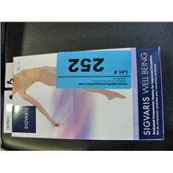 One pair of Sigvaris sheer fashion hosiery