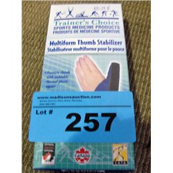 Trainers choice multiform thumb stabalizer