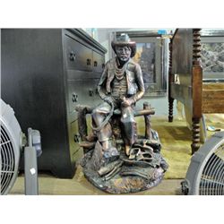 approx 2F tall plaster cowboy