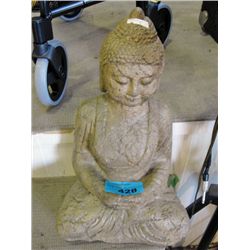 Cement Buddha garden/ yard ornament
