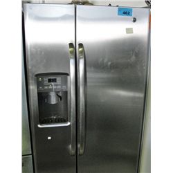 GE stainless steel side by side refridgerator