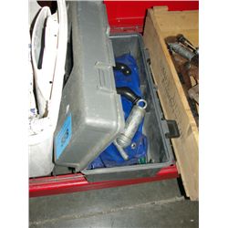 Grey toolbox and contents