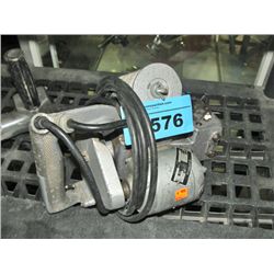 Portable heavy duty sewing machine for leather,