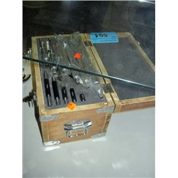 Deluxe micrometer set with wooden storage box