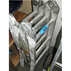 Aluminum combination ladder