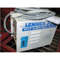 Lemmer turbine spray system