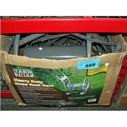 Heavy duty hose reel cart