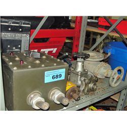 Shelf lot of assorted shut of gauges,hydrolic