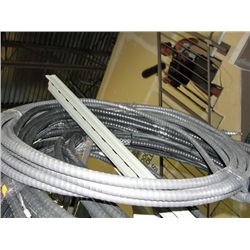 Heavy duty black electrical wiring with power box