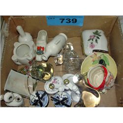 Box full of assorted collectable items