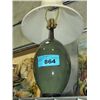 Image 1 : Green ceramic base table lamp
