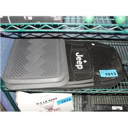 Set of jeep floor mats