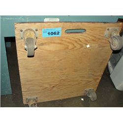 4wheel flat platform dolly