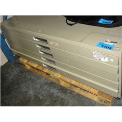 Beige map/ document metal cabinet