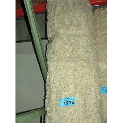 Large off white shag area rug