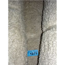 Large off white shag area rug