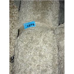 Large off white shag area rug